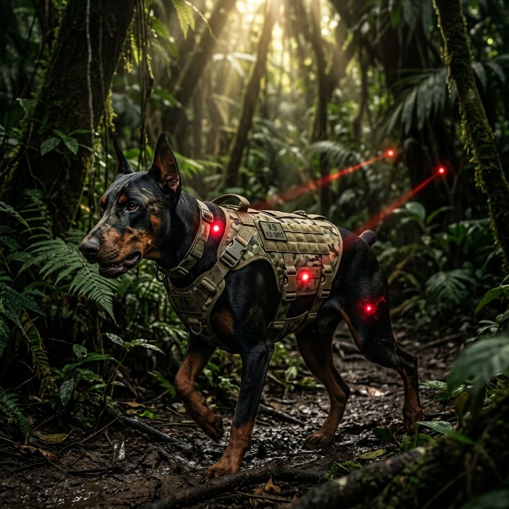alien hunter ops pet portrait