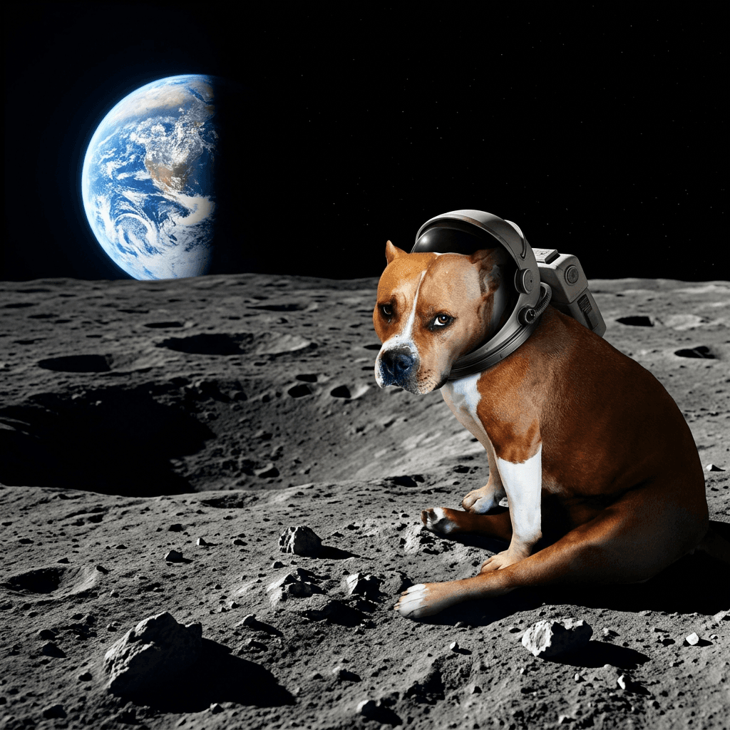 Astronaut pet portrait style preview