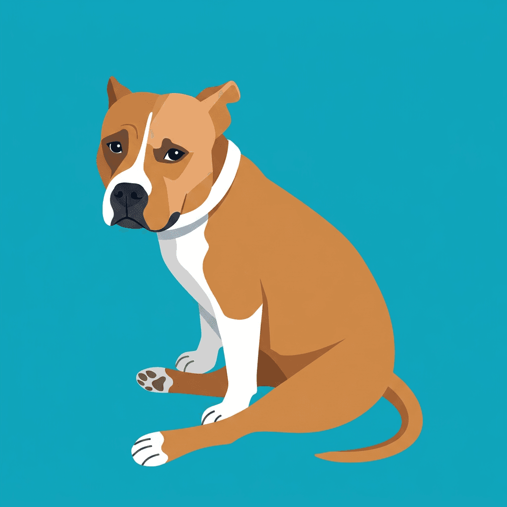 modern pop pet portrait