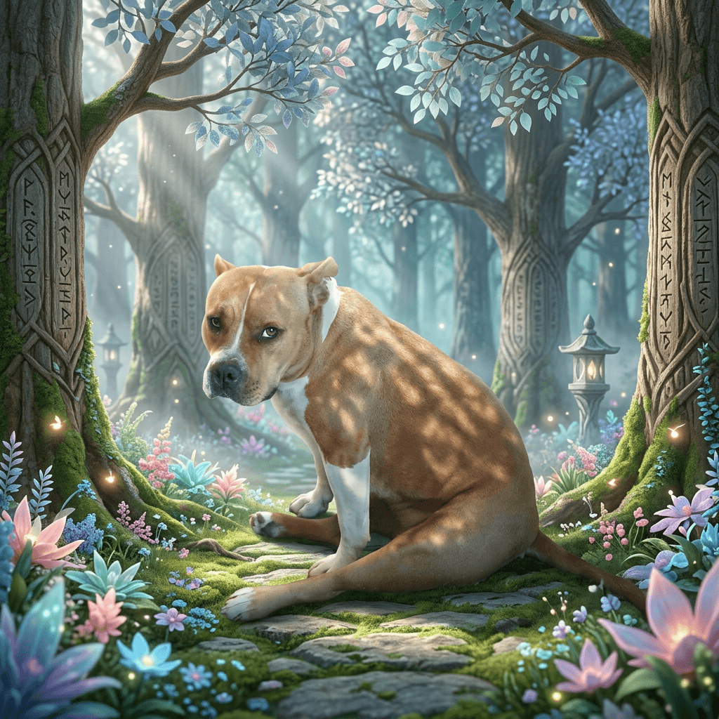 Elven Archer pet portrait style preview