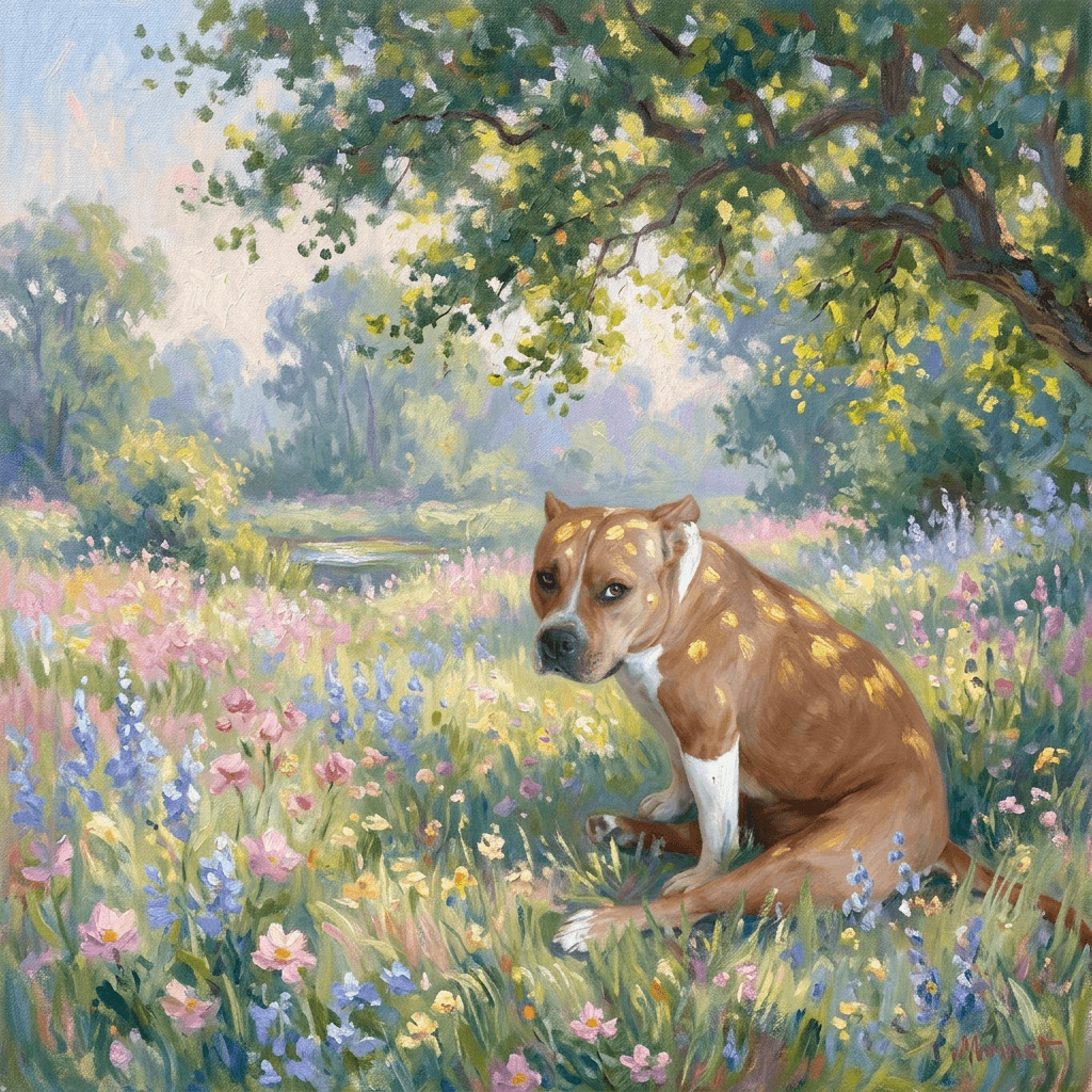 Impressionist pet portrait style preview