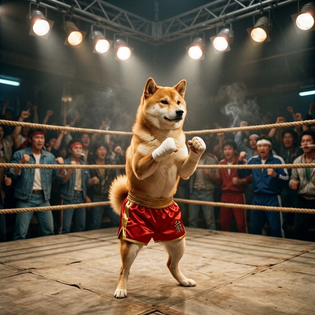 kumite champion pet portrait