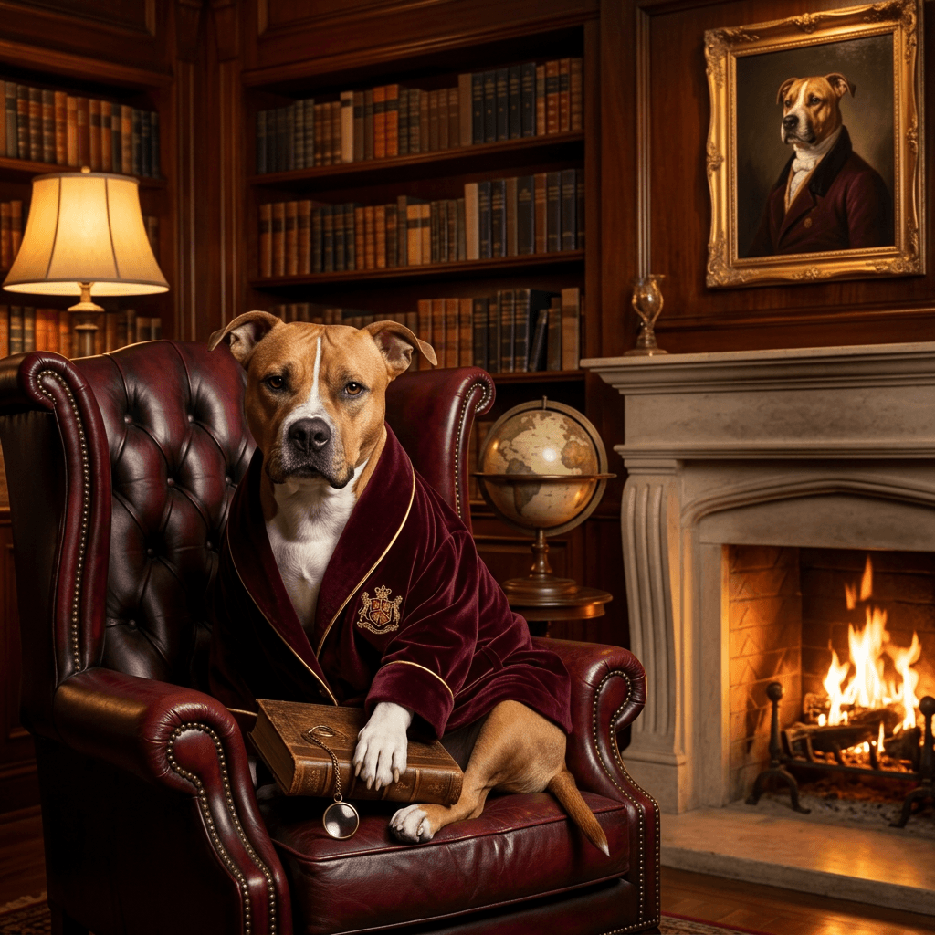 lord of the manor pet portrait