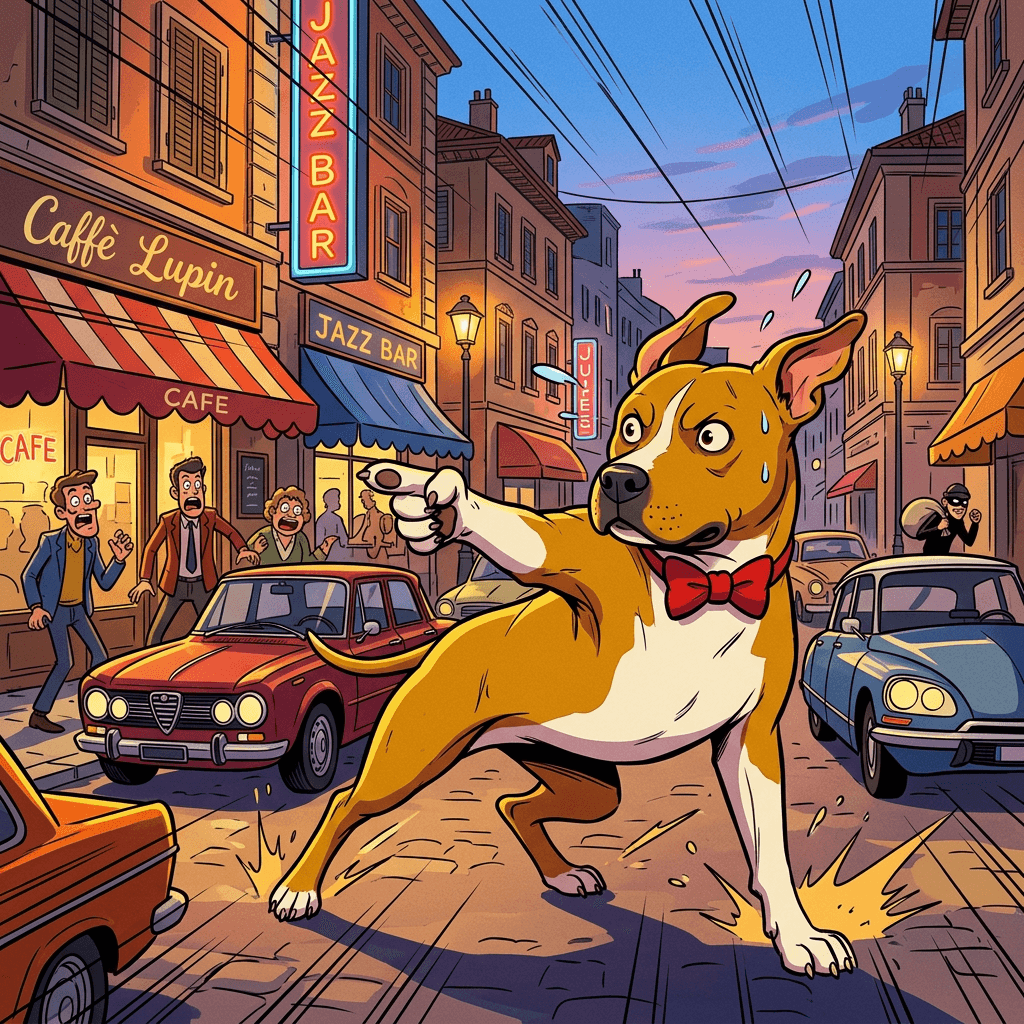 jazzy heist anime pet portrait