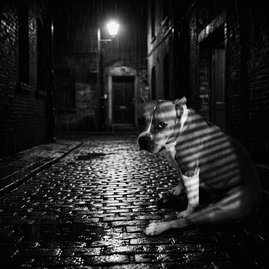 Film Noir pet portrait style preview