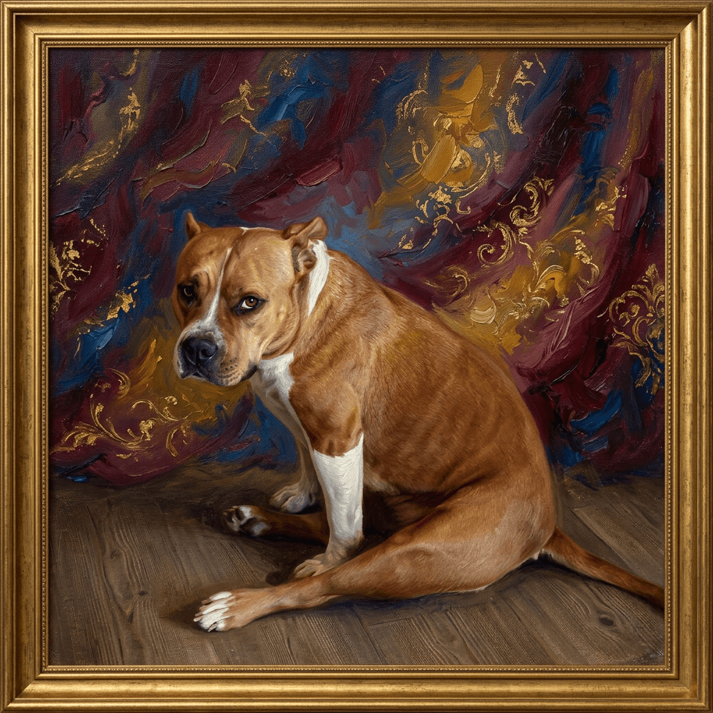 royal pet portrait