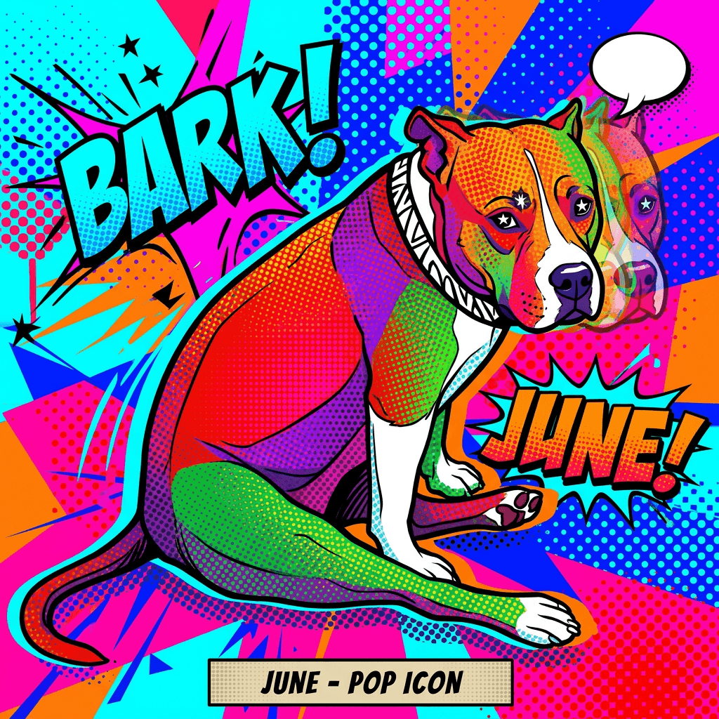 Pop Art pet portrait style preview