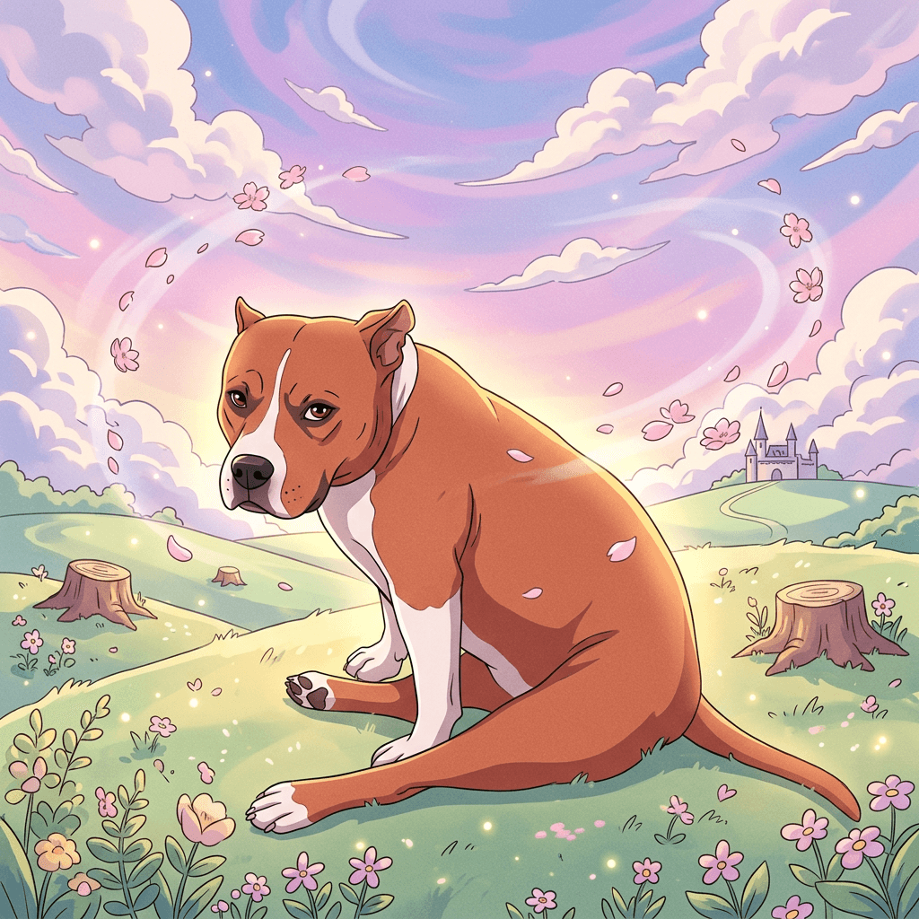 90s Retro Anime pet portrait style preview