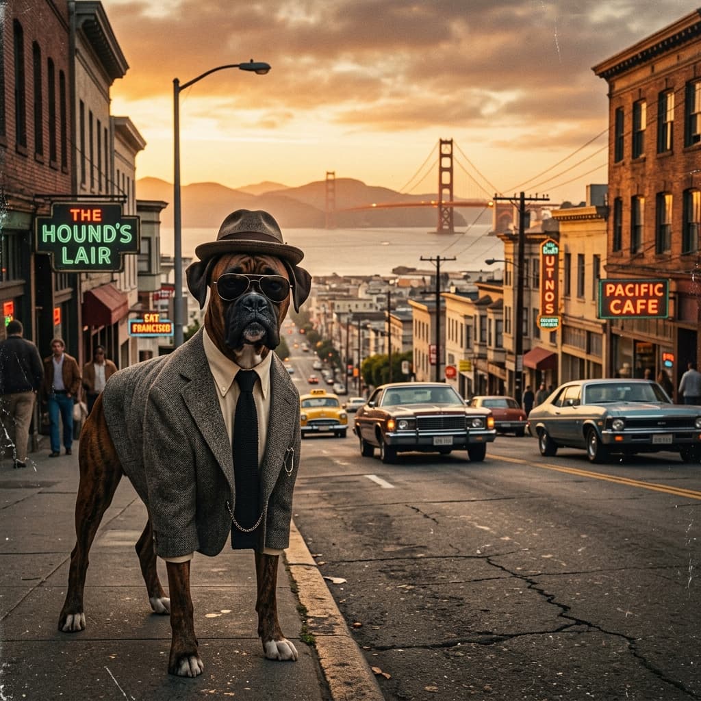 san francisco inspector pet portrait
