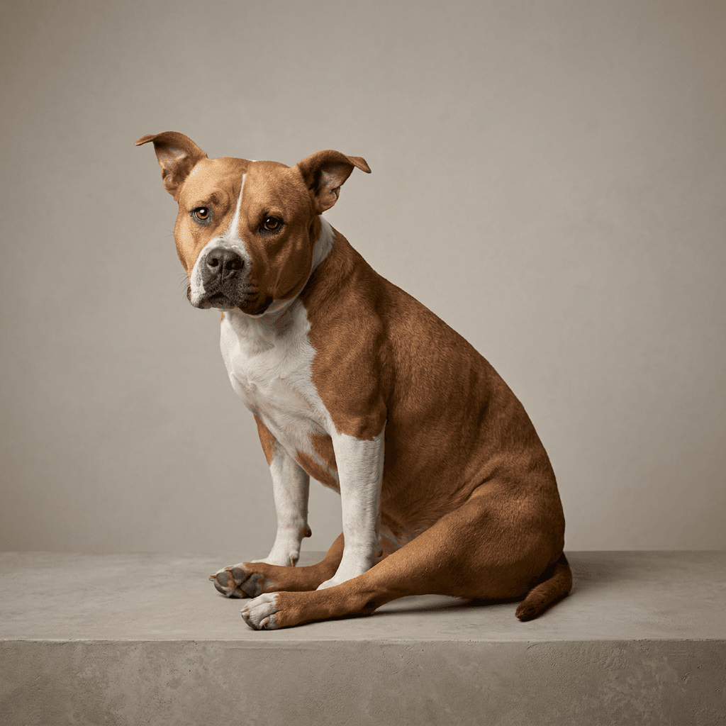 studio pet portrait