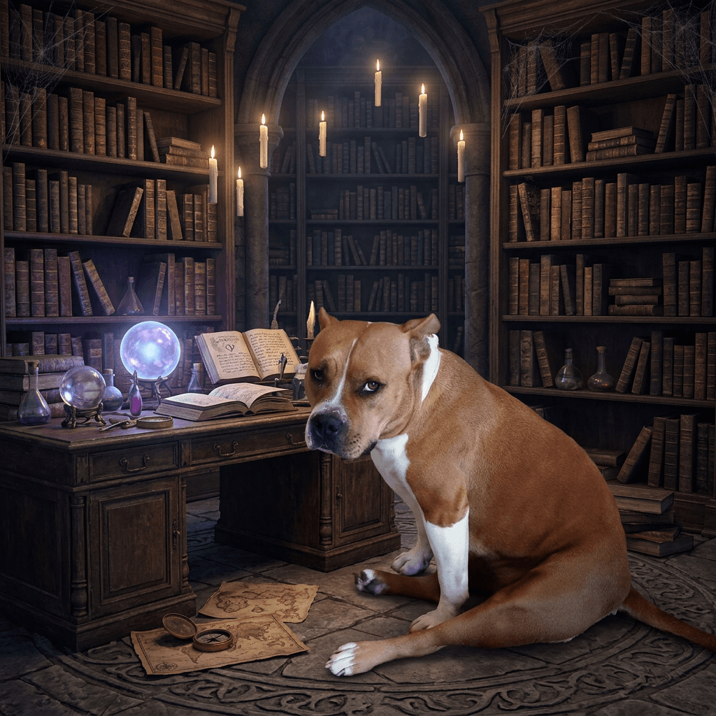 wizard pet portrait